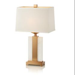Alabaster table lamp for hotel