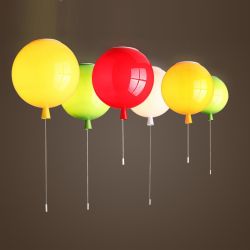 Balloon pendant light