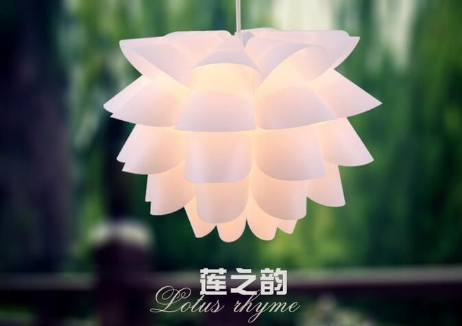 White PVC pendant light