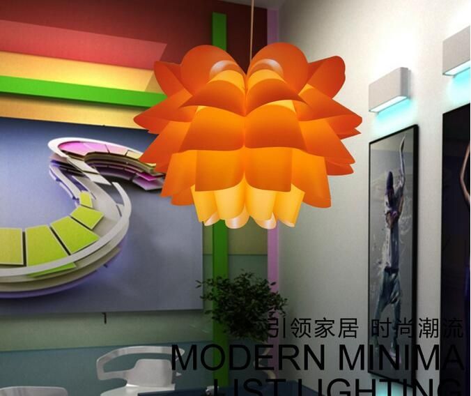White PVC pendant light