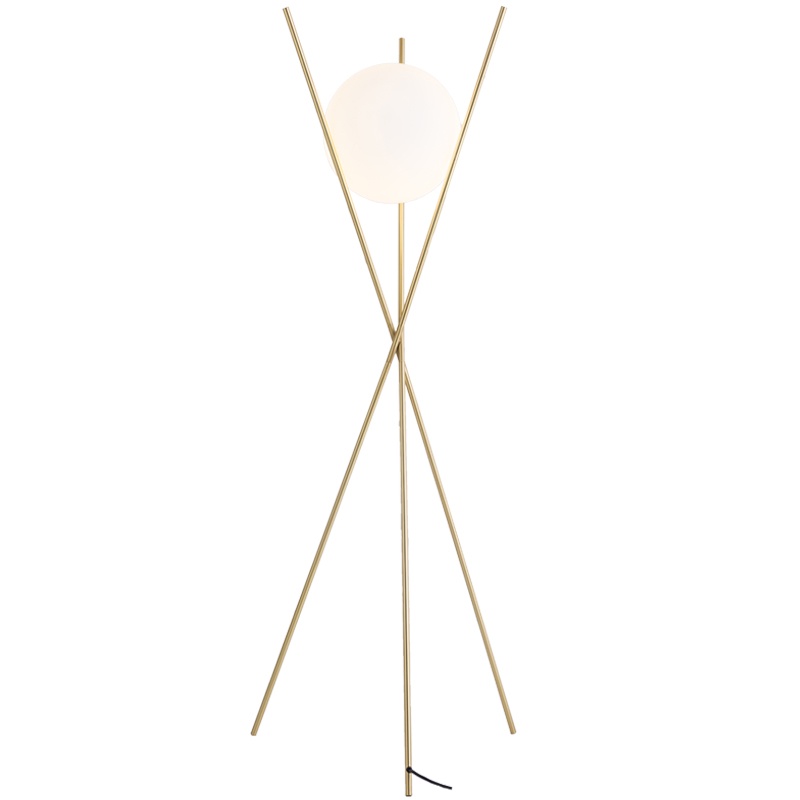 Tripod metal floor lamps for bedroom