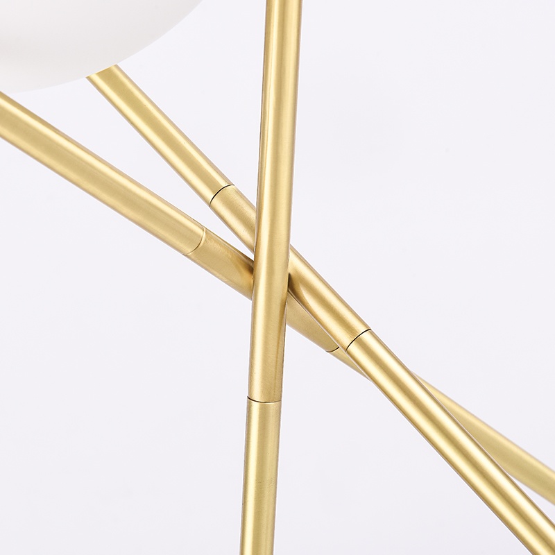 Tripod metal floor lamps for bedroom