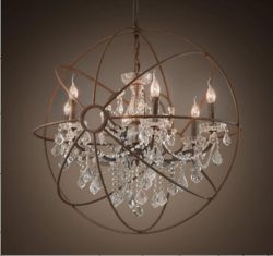 Loft crystal pendant light