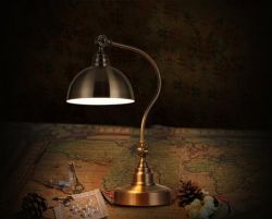 Bronze desk lamp