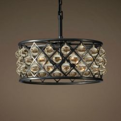 Loft crystal pendant light