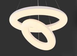 2 circles LED pendant light