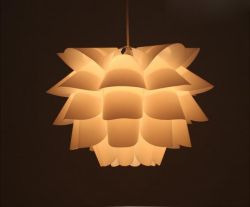 White PVC pendant light