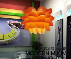 White PVC pendant light
