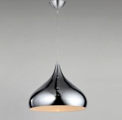 Chrome pendant light