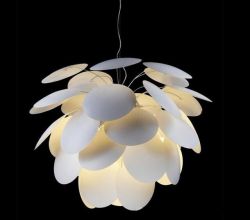 White aluminium material pendant light