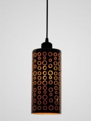 3D glass pendant lamp