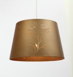 Fabric pendant light