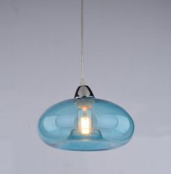 Glass pendant lamp