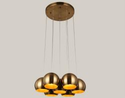 Brass pendant light