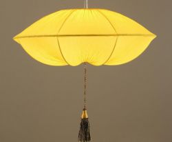 Creative fabric hanging light