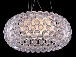 Acrylic ball pendant light