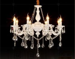 Zinc alloy crystal chandelier