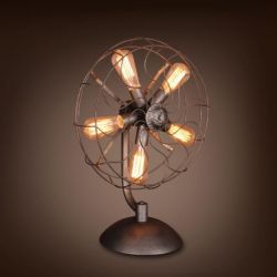 Fan industrial table light