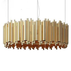 Brass pendant light