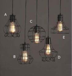 Cage pendant light
