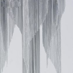 Aluminium chain floor lamp