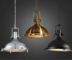 Industrial style pendant light