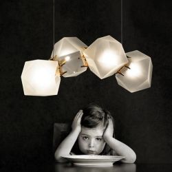 Creative glass pendant lamp