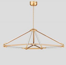 Polygon LED pendant light