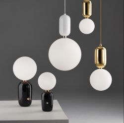 Creative glass hanging light