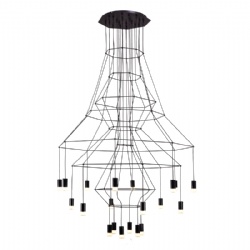 Geometry pendant light for meeting room