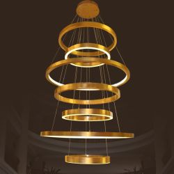 LED circle pendant lights