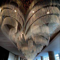 Big chandelier for corridor