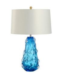 Lazurite glass table lamp