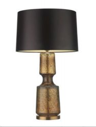 Grey color glass table lamp