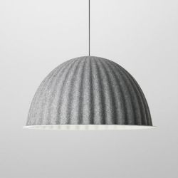 Ribbed pendant light