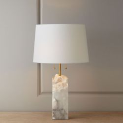 Alabaster table lamp