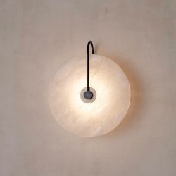 Marble wall sconce