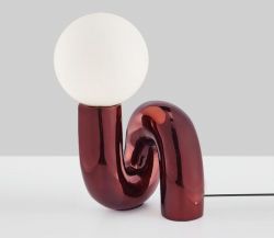 Resin table lamp for bedroom