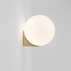 Designer bedside wall lamps with glass ball