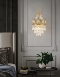 Royal crystal wall lamp