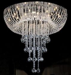 Modern crystal ceiling lamp